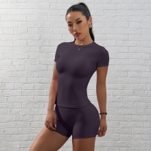 Purple[Short Sleeves + Shorts]