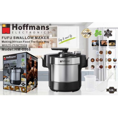 High-Performance Electric  Non-Stick Pot – Automatic Swallow Maker – Fast Cooking for Fufu, Eba, Amala & Banku