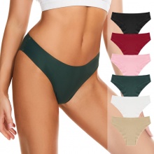 Seamless Women Invisible Yoga Briefs – Low Waist Non-Slip Sports Underwear, Breathable Transparent Panties